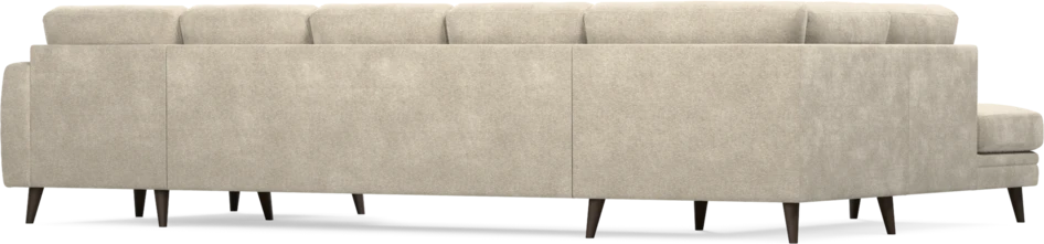 Eden - 3-sits soffa med divan vänster och schäslong höger - Beige
