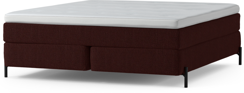 Delux Sense - Kontinentalsäng, dubbelsäng med bäddmadrass och sängben