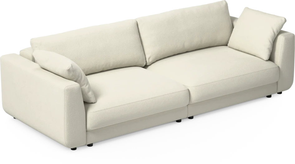 Amie - Bäddsoffa 4-sits - Vit