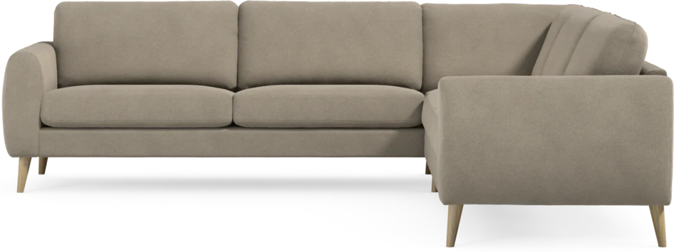 Bridge - Hörnsoffa, 3+3-sits - Beige