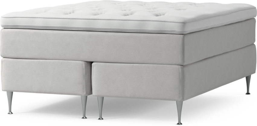 Delux Dream - Kontinentalsäng, dubbelsäng med bäddmadrass och sängben