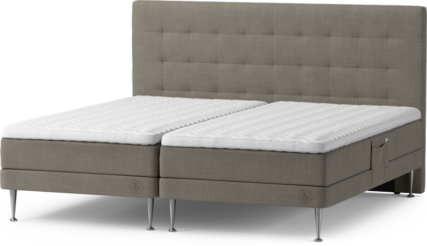Särö Comfort - Ställbar säng, dubbelsäng med bäddmadrass och Bris sänggavel