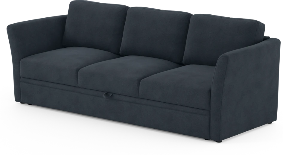 Öland - Bäddsoffa 3-sits, längsbäddad - Blå