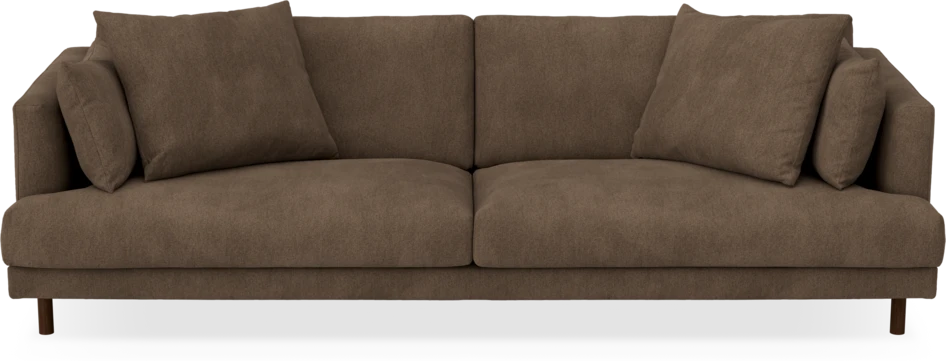 Harper - 4-sits soffa - Brun