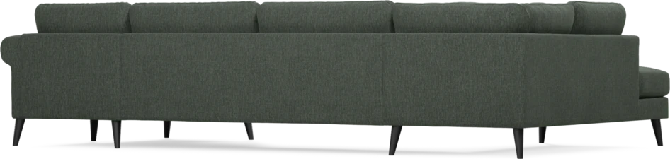Bridge - 3-sits soffa med divan vänster och schäslong höger - Grön
