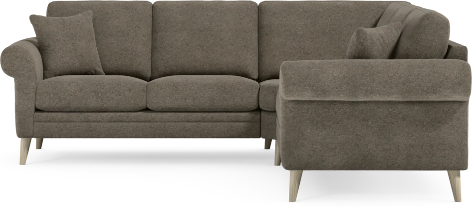 Eden - Hörnsoffa, 2+2-sits - Brun