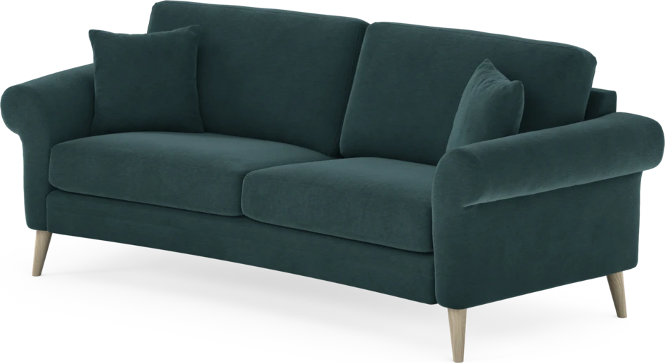 Eden - 2,5-sits soffa svängd - Blå