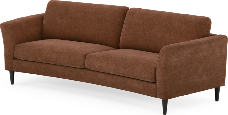 Bridge - 3-sits soffa svängd - Orange