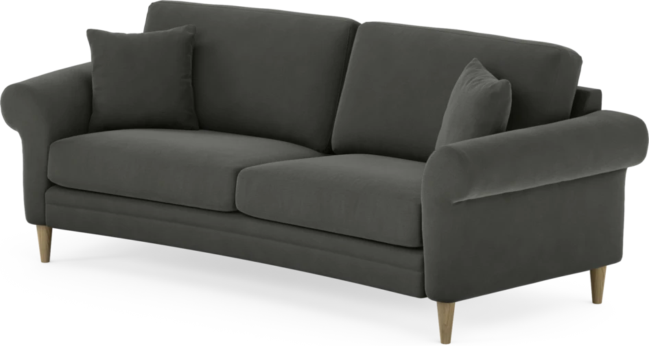 Eden - 2,5-sits soffa svängd - Grå