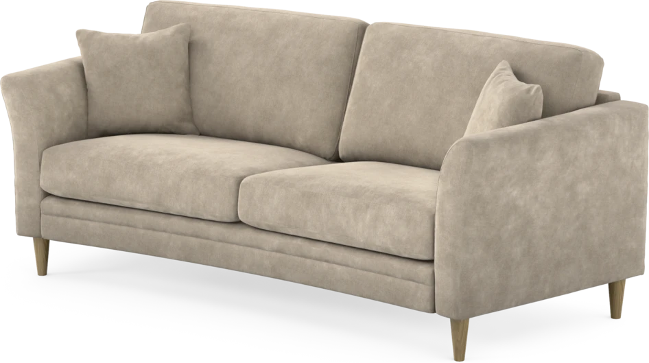 Eden - 2,5-sits soffa svängd - Beige