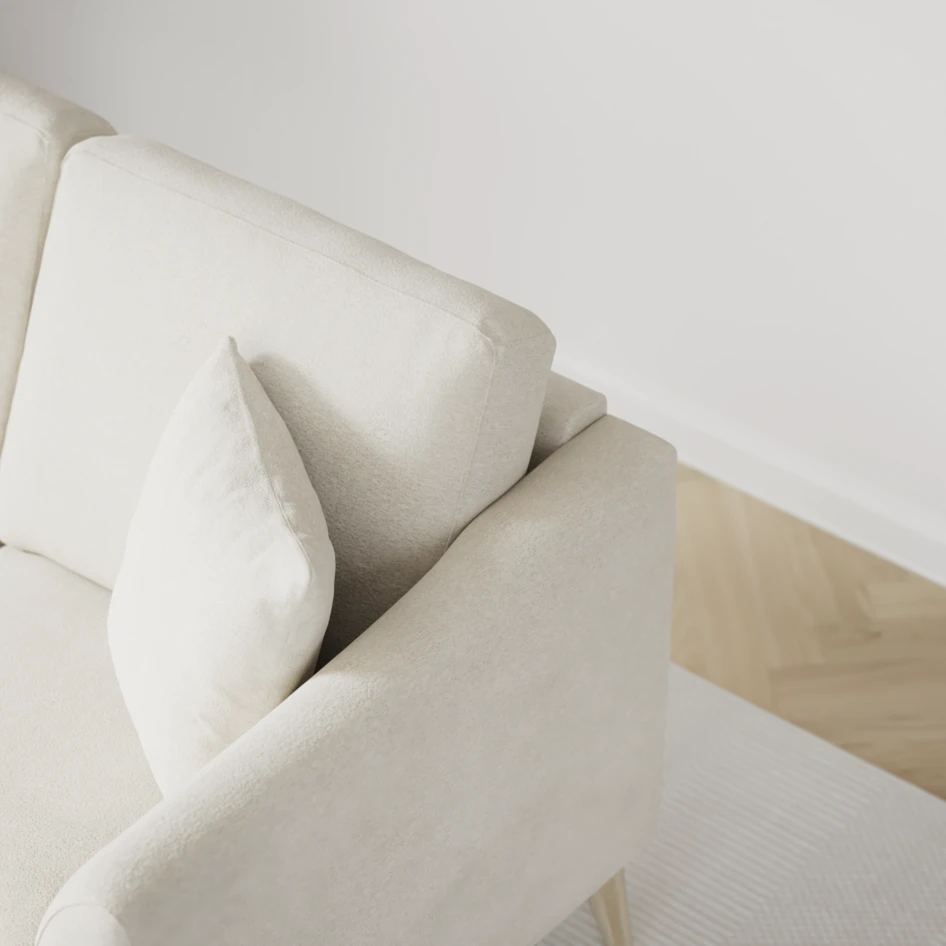 Eden - 2,5-sits soffa - Vit