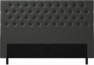 Delux Pikerad XL - Sänggavel, 90-210 cm - Grå