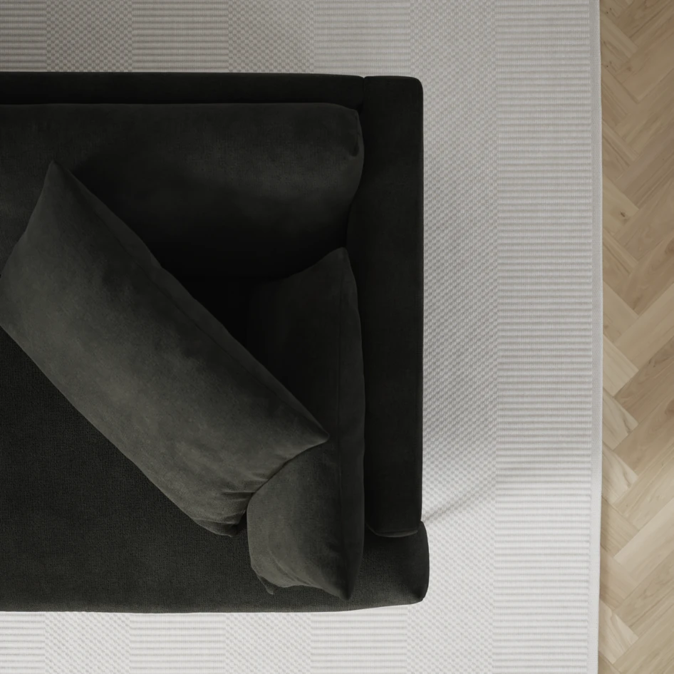 Harper - 3-sits soffa - Svart