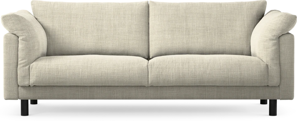 Cherrie - 3-sits soffa, fast klädsel - Beige