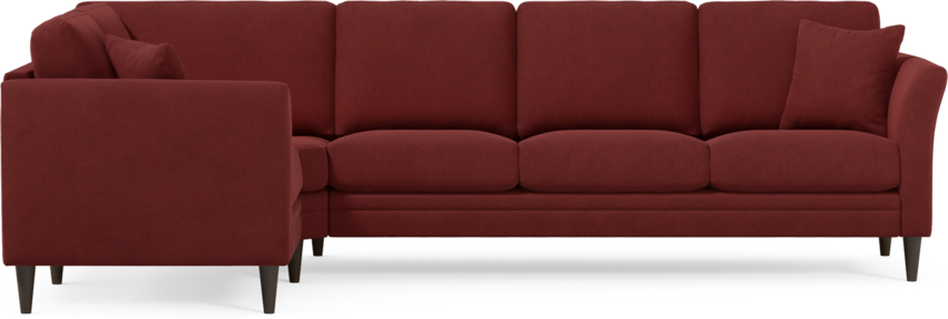Eden - Hörnsoffa, 1+3-sits - Röd