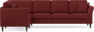 Eden - Hörnsoffa, 1+3-sits - Röd