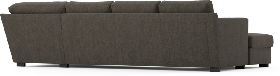 Friday - 3-sits soffa med schäslong vänster och divan höger - Brun