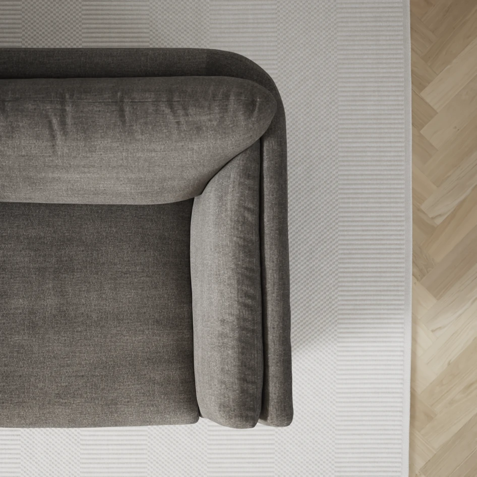 Madison Lux - Hörnsoffa 2+3-sits, hörn 1 - Grå