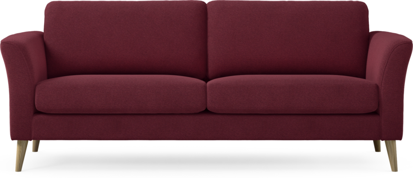 Bridge - 3-sits soffa - Röd