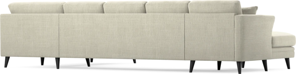 Eden - 3-sits soffa med schäslong vänster och divan höger - Beige