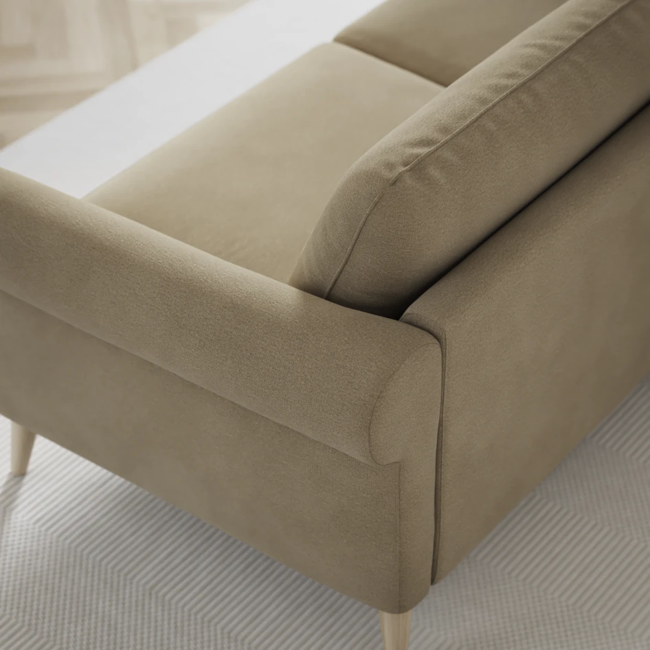 Bridge - Hörnsoffa, 3+3-sits - Beige