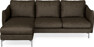 Madison Lux - 2-sits soffa med schäslong vänster - Brun