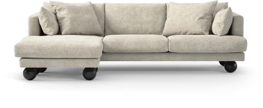 Harper - 4-sits med schäslong vänster - Beige