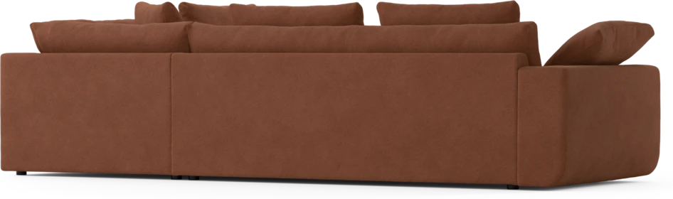 Amie - 3-sits med divan höger - Orange
