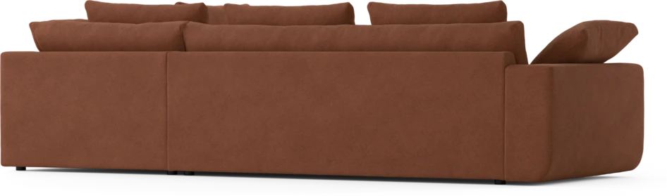 Amie - 3-sits med divan höger - Orange