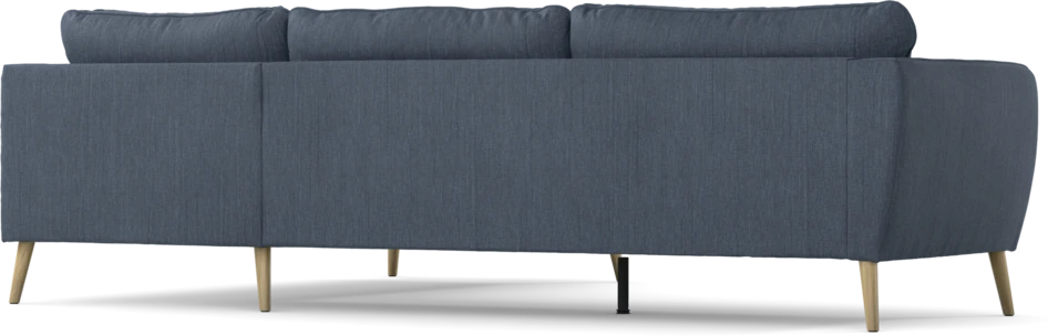 County - 2,5-sits soffa med divan höger - Blå