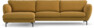 Madison Lux - 3-sits soffa med schäslong vänster - Gul