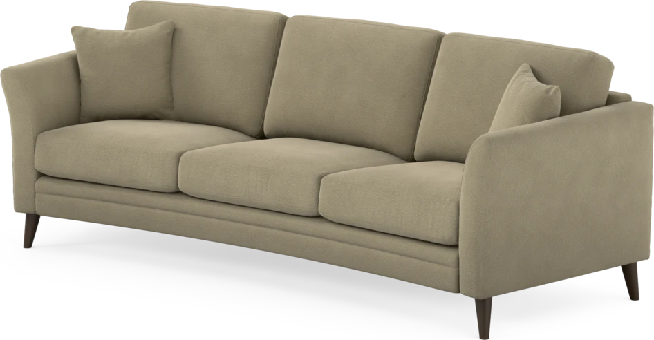 Eden - 3-sits soffa svängd - Beige