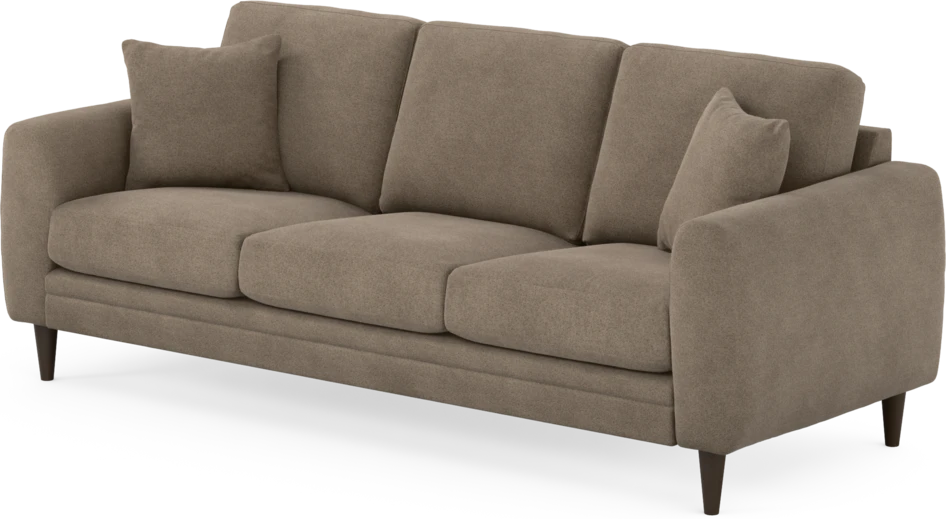 Eden - 3-sits soffa - Brun