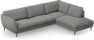 Madison Lux - 3-sits soffa med divan höger - Grå