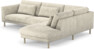 Willow - 3-sits soffa med divan höger, fast klädsel - Beige