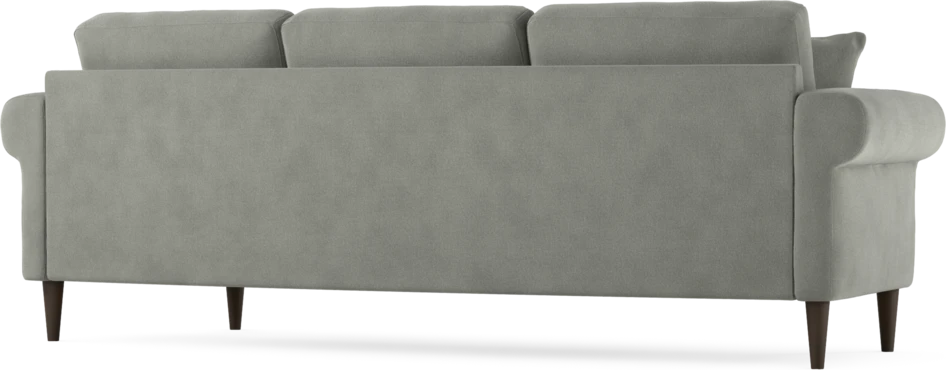 Eden - 3-sits soffa svängd - Grå