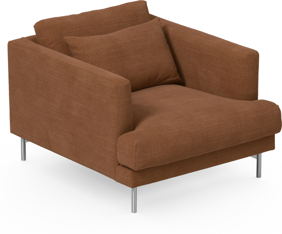 Harper - Fåtölj, 75 cm - Orange