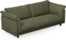Cherrie - 3-sits soffa, hel dyna, fast klädsel - Grön