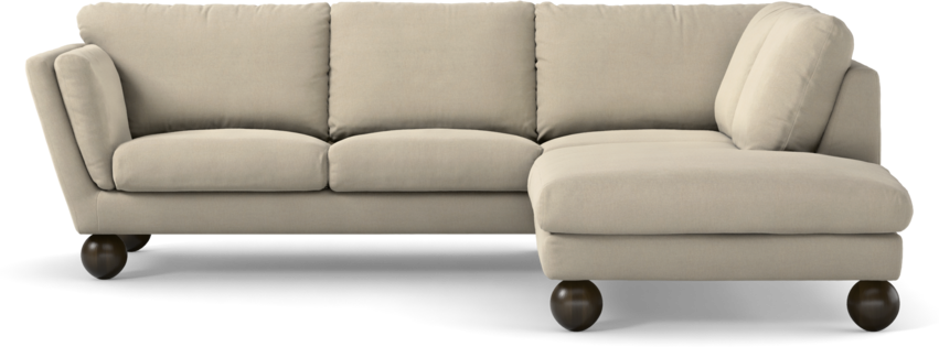 Madison Lux - 2-sits soffa med divan höger - Beige