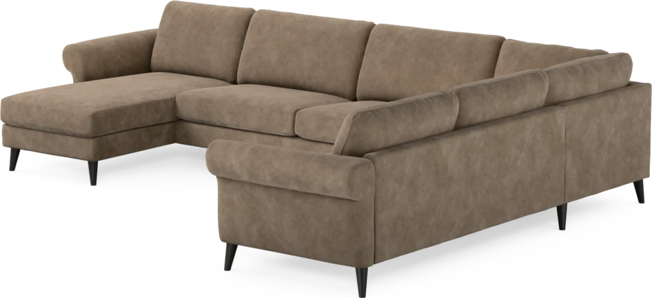 Bridge - Hörnsoffa, 3+2-sits med schäslong vänster - Beige