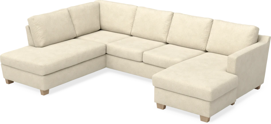 Friday - 3-sits soffa med divan vänster och schäslong höger - Beige