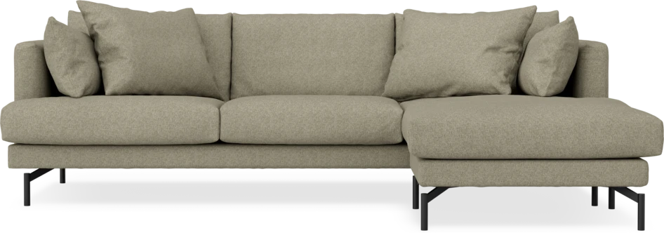 Harper - 4-sits med schäslong höger  - Beige
