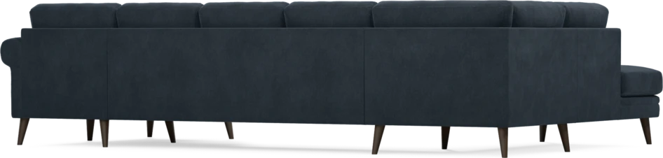 Eden - 3-sits soffa med divan vänster och schäslong höger - Blå