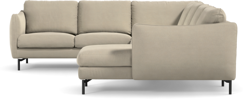 Madison Lux - Hörnsoffa med schäslong höger - Beige