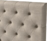 Delux Pikerad XL - Sänggavel, 90-210 cm - Beige