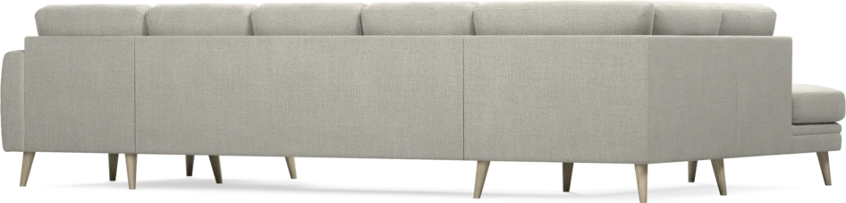 Eden - 3-sits soffa med divan vänster och schäslong höger - Grå