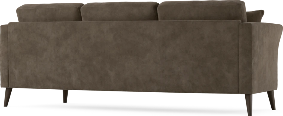 Eden - 3-sits soffa svängd - Brun