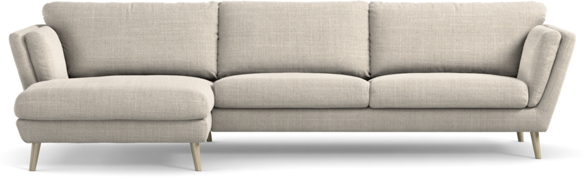 Madison Lux - 3-sits soffa med schäslong vänster - Beige