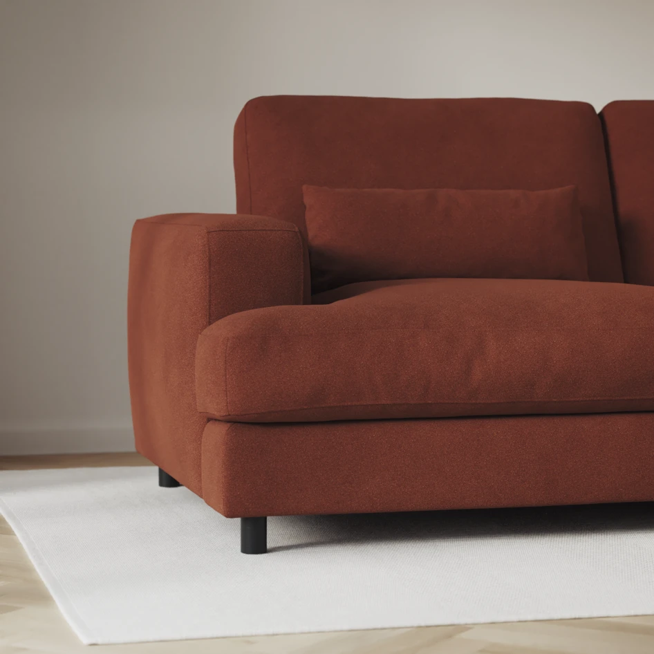Noma - 3-sits soffa - Orange