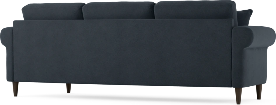 Eden - 3-sits soffa svängd - Blå
